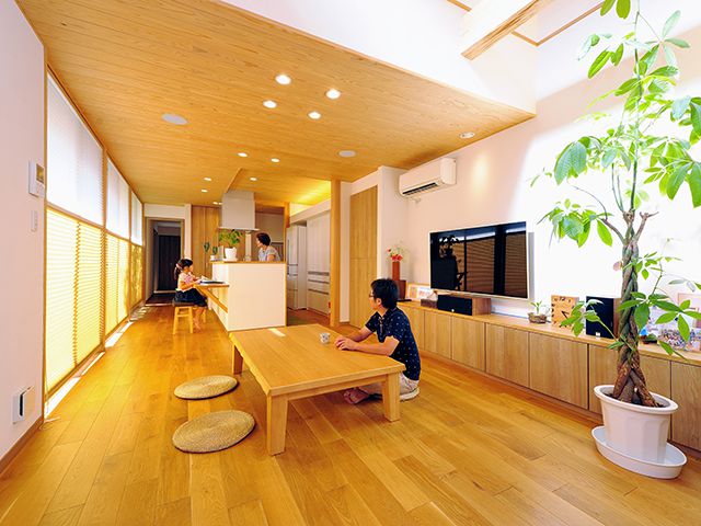 光にこだわった家《広島市西区/注文住宅》