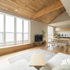 ソファーに座るとココでしか見えない景色