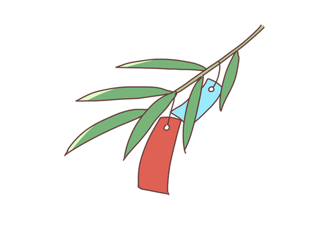 明日は七夕!