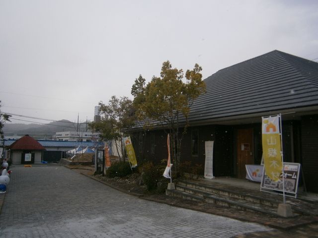 雪。展示場はアツアツです!