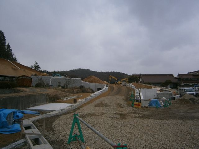 ウッディタウン寺家南 造成工事状況