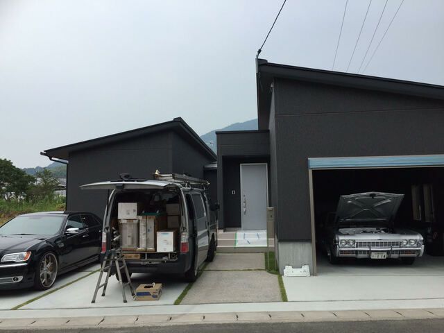 ガレージのある家 広島 東広島 福山で注文住宅を建てるなら山根木材