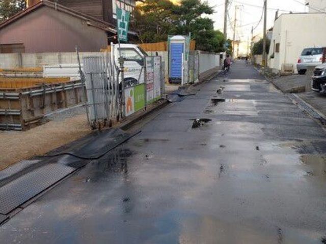現場はきれいに!